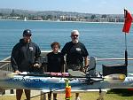 CJ, Jared & Me with the HOW  Jackson Cuda 14 kayak 7/8/ 14, picked up JK Cuda 14 after winning Heroes On The Water Raffle in July 2014.
